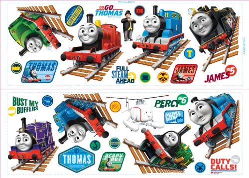 Fun4Walls CGI Thomas and Friends Stikarounds Repositionable Wall Stickers