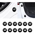 DAZZLIQ 12 pcs Rubber Car Door Shock Absorber Protection Stickers, Gadgets for Absorption: Exter, Creta, Venue, Verna, i10, i20, Aura, Alcazar, Tucson, Santro, Eon