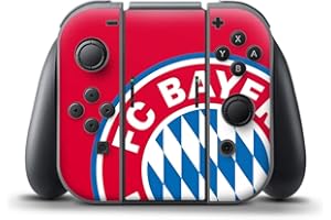 DEINDESIGN skin compatibile con Nintendo Switch Controller pellicola adesivi FC Bayern München Prodotto ufficiale su licenza FCB