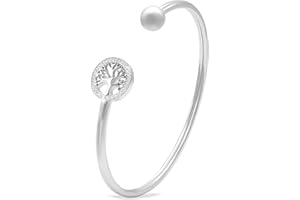 SAGA GIOIELLI BRACCIALE DONNA ALBERO DELLA VITA ACCIAIO