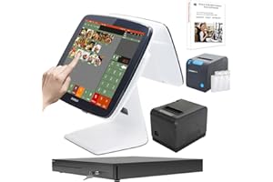 ZHONGJI Restaurants & Bar Smart Touch POS System with Printer POS Software Cash Registers SET04