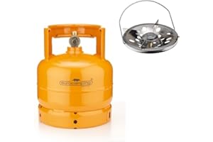 RICEL SUD BOMBOLA RICARICABILE 2 KG / 4,8 LT + FORNELLO A GAS CAMPEGGIO CAMPER VUOTA