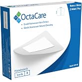 OctaCare Yapışkanlı Yara &Ouml;rt&uuml;s&uuml;, Elastik Nonwoven Yara Bandı, Steril, Hipoalerjenik, 9cm x 10cm, 2 Adet (2 li Paket)