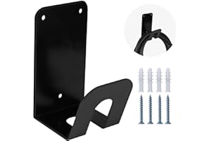 Tera Soporte para Cable de Carga EV: Resistente Soporte de Pared en J con Tornillos para Proteger organizar el Cable de Carga del Coche eléctrico en el Garaje Accesorios para vehículos eléctricos