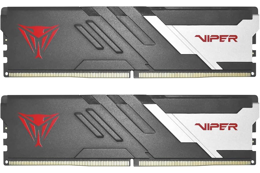 Amazon listing image: Patriot Memory Viper Venom DDR5 RAM 32GB (2X16GB) 6000MT/s CL30 UDIMM Desktop Gaming Memory…