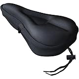 Zacro Coprisedile per bicicletta, imbottito in gel, per uomo e donna, comodo, extra morbido, compatibile con Peloton, per int