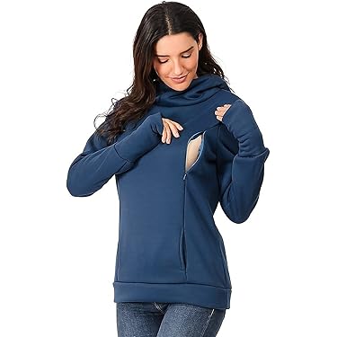 MijaCulture Hoodie deken 2-in-1 knuffelige zwangerschapsmode voor thuis MijaCulture Hoodie deken 2-in-1 knuffelige zwangerschapsmode voor thuis