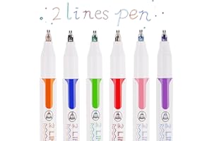 Długopisy 3-D z dwoma wierszami, narysuj dwie linie jednocześnie za pomocą markerów Tomorotec z podwójną linią, długopisy dziennikowe