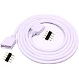 Connecteurs Ruban LED LitaElek 5050 - 4 Broches 10mm - Lot De 10 - Sans Soudure - Imperméable