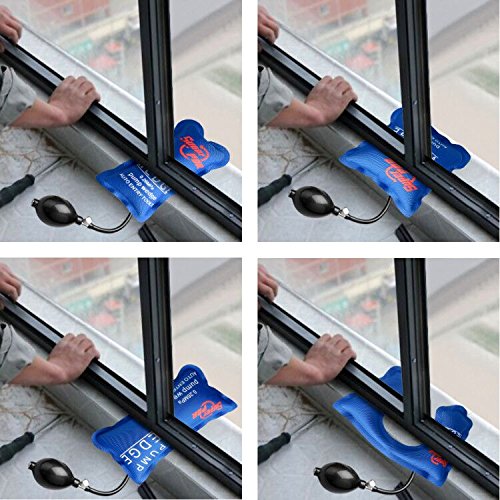 Super PDR® Air Wedge Pump Luftkeilpumpe Keil Aufblasbare Shim gepolsterte Werkzeug für Tür Fenster Auto Geräte Schränke(S Rechteckig 19.3 * 11.3 cm) - 2
