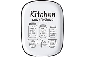 YROVWENQ Funny Measurement Conversion Chart Spoon Rest - Heat Resistant Large Spoon Holder for Stove & Counter - Perfect for Chefs & Housewarming Gifts