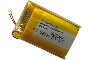 AOLIKES 800 mAh zamiennik akumulatora do BlueParrott S650-XT, B650-XT Bluetooth Headset i Jabra Evolve2 75 Series Wireless Headset bateria do Vtech Snom Headset wymiana baterii