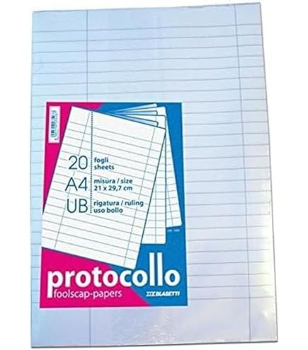 Fogli Rinforzati Rambloc A4 5mm - 320 Pagine, Carta 100gr FSC - Per Quaderni Ad Anelli - Foto 6