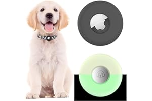 SIMPLETHINGS Soporte de Silicona para Collar de Perro Airtag, Funda Impermeable Ligera Deslizante para Airtag Perro/Gato 2021 Accesorios