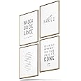 BLCKART Japanische Lebensphilosophien Poster Set - 6x A4 Ikigai, Kaizen, Wabi Sabi