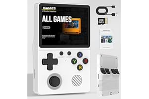 2025 Retro Konsole Handheld Spielkonsole, GB350 Portable Handheld Video Games mit 21.000+ Klassischen Spielen, 3.5-Zoll-IPS-Bildschirm, Tragbarer Videospielkonsole Retro Handheld Konsole (Pro Max)