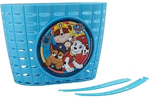 TATAWAY IN VIAGGIO SI CRESCE Paw Patrol Cesta para Bicicleta Turquesa Talla única Perro, Bebés niños