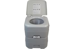 ‎BB SPORT BB Sport Camping Toilette 20 L Angenehme Sitzhöhe Tragbare Reise Toilette bis 130 kg Wohnwagen Camper Wohnmobil WC