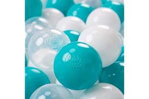 KiddyMoon barnbollar för bollar bad baby lekbollar plastbollar Ø 7 cm tillverkad i EU