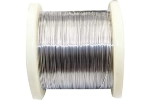MHUI Fils De Résistance Chauffante Nichrome Fil De Chauffage Haute Température En Alliage De Fil De Nickel-Chrome Utilisé Pour Les Fours À Haute Température 100M,0.3mm(100m)