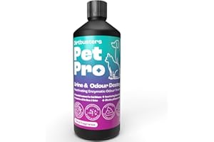 Dirtbusters Pet Pro Urine & Odour Destroyer Enzyme Cleaner For Carpet & Upholstery, Neautralise & Remove Pet, Dog & Cat Odours At Source, With Reactivating Enzymatic Treatment (1L)