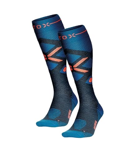 FALKE SK4 Chaussettes De Ski Homme – Rembourrage Léger, Anti-Ampoules, Respirantes Et Chaleur Optimale En Laine Mérinos