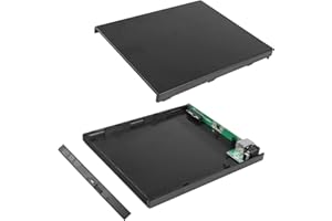 YAODHAOD Carcasa de la unidad de CD,Obtenido unidad de DVD externa Agregando una unidad óptica，Montaje Caja de CD - ROM (USB 2.0 12,7 mm)