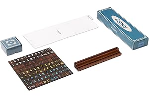 Navaris Wooden Rummy Game - Rummy for 2 to 4 Players - Board Game with Instructions - Fun for the Whole Family - for Children from 7 and Adults