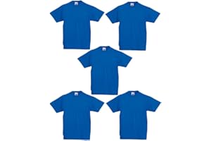 Fruit of The Loom 61-019-0 T-Shirt Bambini e Ragazzi (Pacco da 5)