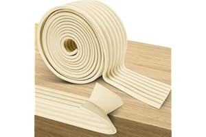 RANJIMA Universel Rouleau en Mousse,200cm x 80mm x 8mm, Epaissir Mousse Antichoc Sécurité pour Bébé Kits,Protection des Bords Autocollante,Bande Protection Meuble de Table et Meuble,Souple et Flexible