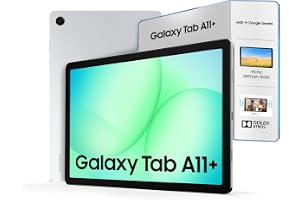 Samsung Galaxy Tab A11+ (11 inch) Display, 8 GB RAM, 256 GB Storage, 90Hz Refresh Rate, AI with Google Gemini, Dolby Atmos, Quad Speakers, Wi-Fi Tablet, Silver (SM-X230)