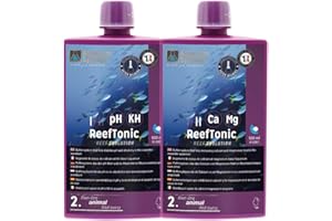 ASKOLL Aquarium Systems Reef Evolution Reef Tonic 1 & 2 Stabilisateur pour Aquariophilie 2 x 500 ML