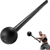 Yes4All Legierter Stahl Mace Bell, Gewichtshammer Gym Mit Ger&auml;ndelt Griffe - Gewichtsstange Mehrere Gr&ouml;&szlig;en f&uuml;r Krafttraining,