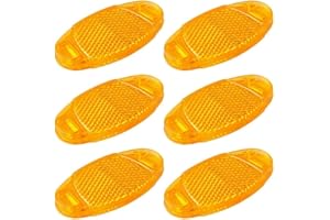 AYVRUOP Catadioptre Velo, Reflecteur Velo, Roue Réflecteur, Réflecteurs de Vélo, pour Améliorer la Sécurité de la Conduite de Nuit, 6 pièce