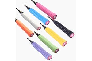 EMHTHME Griffband Tennisschläger, 8 Stück selbstklebendes Tennis Griffband, Anti-Rutsch Tennis Griffbander, Badminton Griffband, für Tennisschläger,Badminton,Squash Schläger