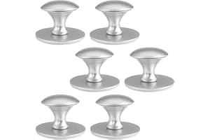 6 stycken självhäftande skåpknappar silver, skåphandtag självhäftande