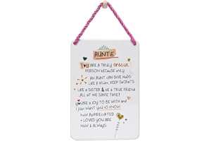 WPL Inspired Words Plaque - Auntie Gift Ideas