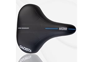 GADISTA France, Selle velo, Selle de velo ultra confortable fait mains en ITALIE avec technologie brevetée 3ZONE, selle VTT étanche pour Hommes Femmes avec Design Ergonomique, accessoire indispensable