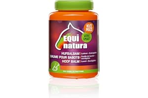 Equinatura Baume pour Sabots | 500 ml | Huile de soin pour sabots de chevaux | Avec huile de laurier et d’eucalyptus | Soin et protection des sabots | Aux huiles naturelles | Pour favoriser la croissa