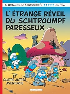 jaquette livre L'Etrange réveil du schtroumpf paresseux, tome 15