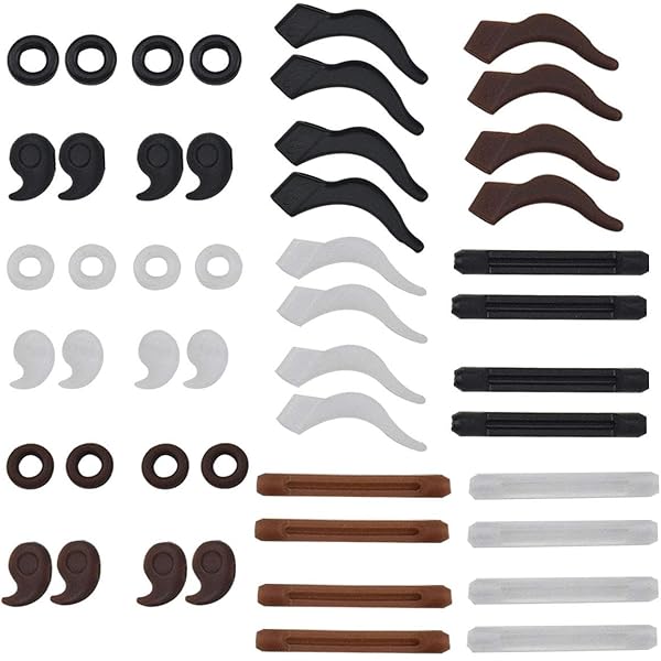 Banda Elastica Ferma-Occhiali In Silicone - 2 Pezzi, 17 Cm, Anti-Scivolamento Per Sport - Foto 3