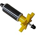 Compatible Impeller for Intex Pure Spa Water Pump, Includes Stainless Steel Shaft/Bushes