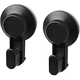 Ikea TISKEN Hook with Suction Cup, Black (2 Pack)