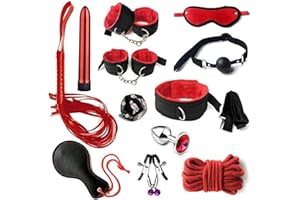 OXFUZZ RILOOP Đìldø 12Pcs Set Juguetes Erótîcôṡ para Parejas Pack Hombres Juegôs Bǒǹdâgê Kît Ṣȅxô Pareja Placer Mujeres Tobillo B`D`S`M Juguetes Êróticôs para Adultôs Aprovechar Ropa
