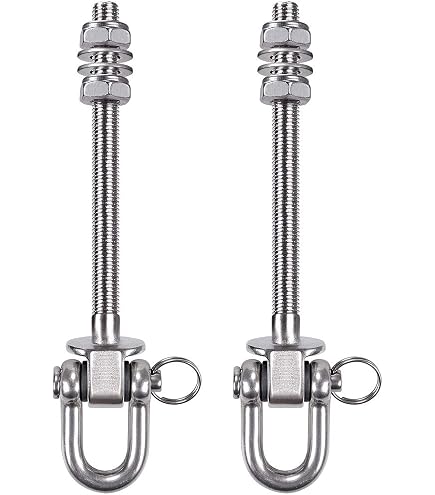 JUST Fun Schaukelhaken Typ C – M12 Gewinde, 140 Mm, Verzinkt, Bis 200 Kg Belastbar