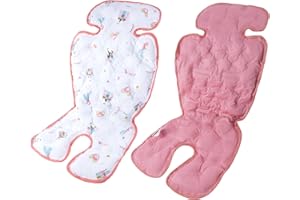 LAT LEE AND TOWN LAT Baby Pushchair Seat Liners, Cooling Pram Liner Baby Pushchair Cooling Pad, Baby Stroller Gel Cooling Pad for Pushchair Pram Stroller Buggy Car Seat (D)