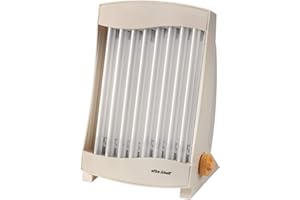 Efbe-Schott Facial Tanning Lamp with 8 Tubes, 150 W, Includes 2 Protective Eye Goggles, Peach/White, SC GB 838