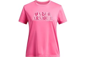 Under Armour UA Tech Wordmark SS T-Shirt Bambine e Ragazze (Pacco da 1)
