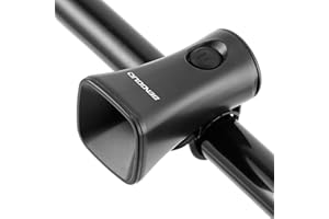 Kytpyi Sonnette Velo, Klaxon Trotinette Electrique, 120dB Décibels élevés Electronique Imperméable Sonnette Velo Enfant Adulte avec 5 Mode Cloche, Bike Bell pour Scooters, VTT ect (Noir)