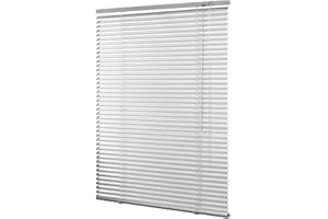 ‎VENTANARA Ventanara® Jalousie Aluminium Silber inklusive Montagematerial mit und ohne Bohren 160 x 160 cm